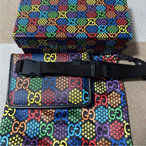Gucci Colorful GG Star Pattern Bag with box,dust bag and authentication card - Picture 4 of 14
